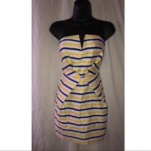 NEW Nasty Gal Striped Cocktail Dress, Size S